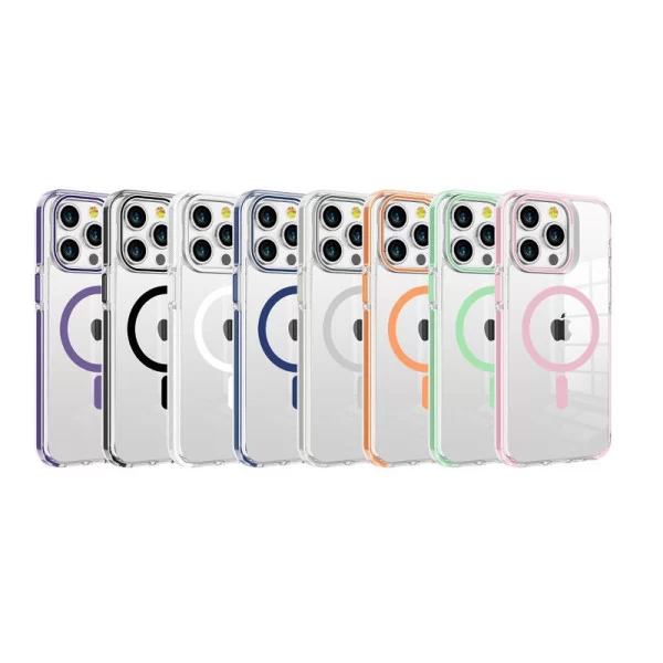 Husa Screen Geeks Magsafe Color Apple iPhone 15 Pro [Gray]